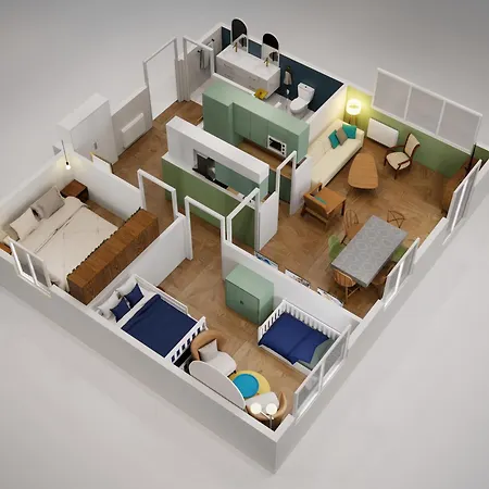 Apartment T3 Premium Montagne - Netflix Fibre - 6 Personnes - Parking Font-Romeu-Odeillo-Via